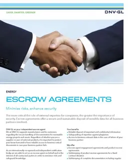 Escrow Agreements