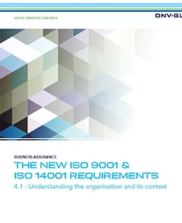 The new ISO 9001 and ISO 14001 requirements
