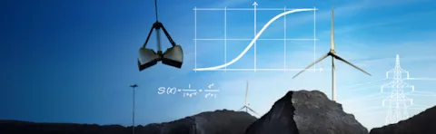 Graphic showing the energy transition