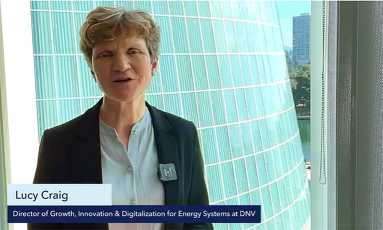 Lucy Craig, Director of Growth, Innovation & Digitalization for Energy Systems at DNV