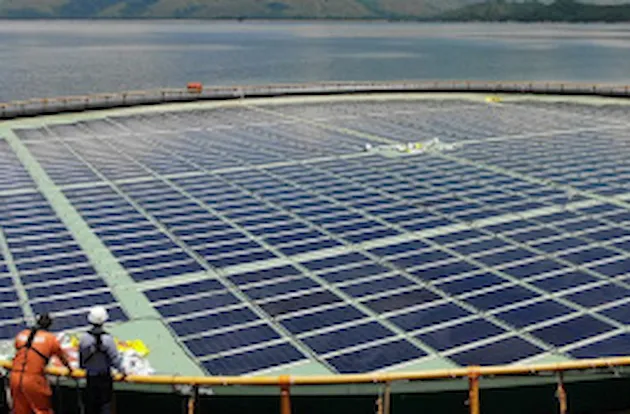 Floating solar