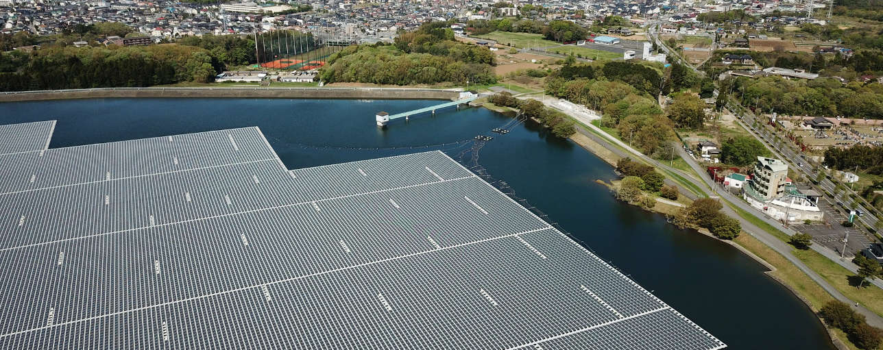 Floating solar