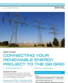 Getting your renewable energy project connected to the GB grid - a developer's guide