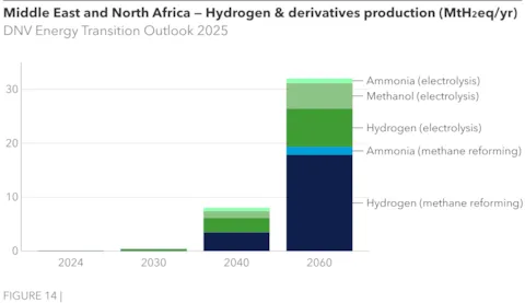 MEA Annual hydrogen output by production route.webp