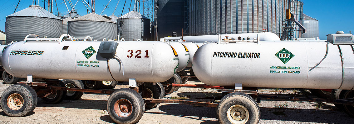 Ammonia tanks