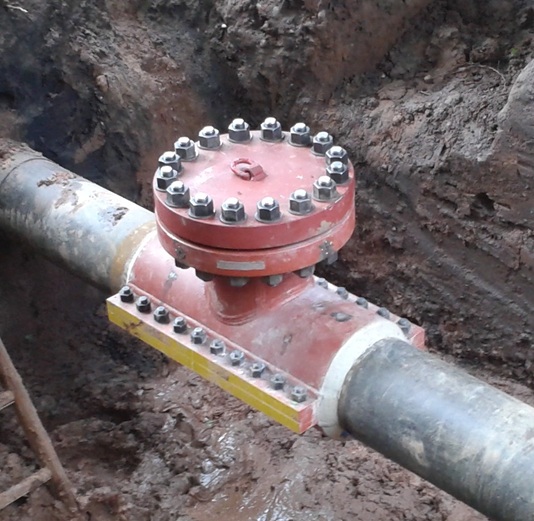 Grouted Tee pipeline repair