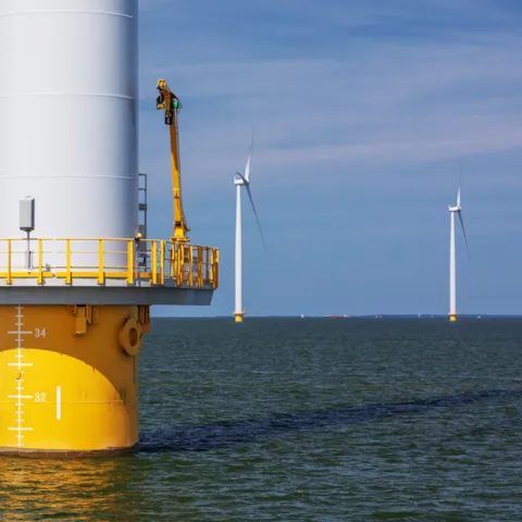 Monopile offshore wind