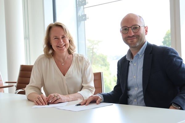 Professor Ibrahim Habli (UoY) and Astrid Rusås Kristoffersen