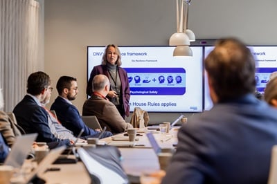 NHO meeting at Høvik of companies in relation to increasing Norway's AI competitiveness - Astrid Rusås Kristoffersen