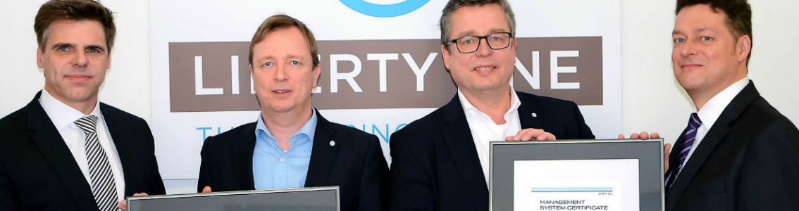 DNV GL - ISO Certificate to Liberty One