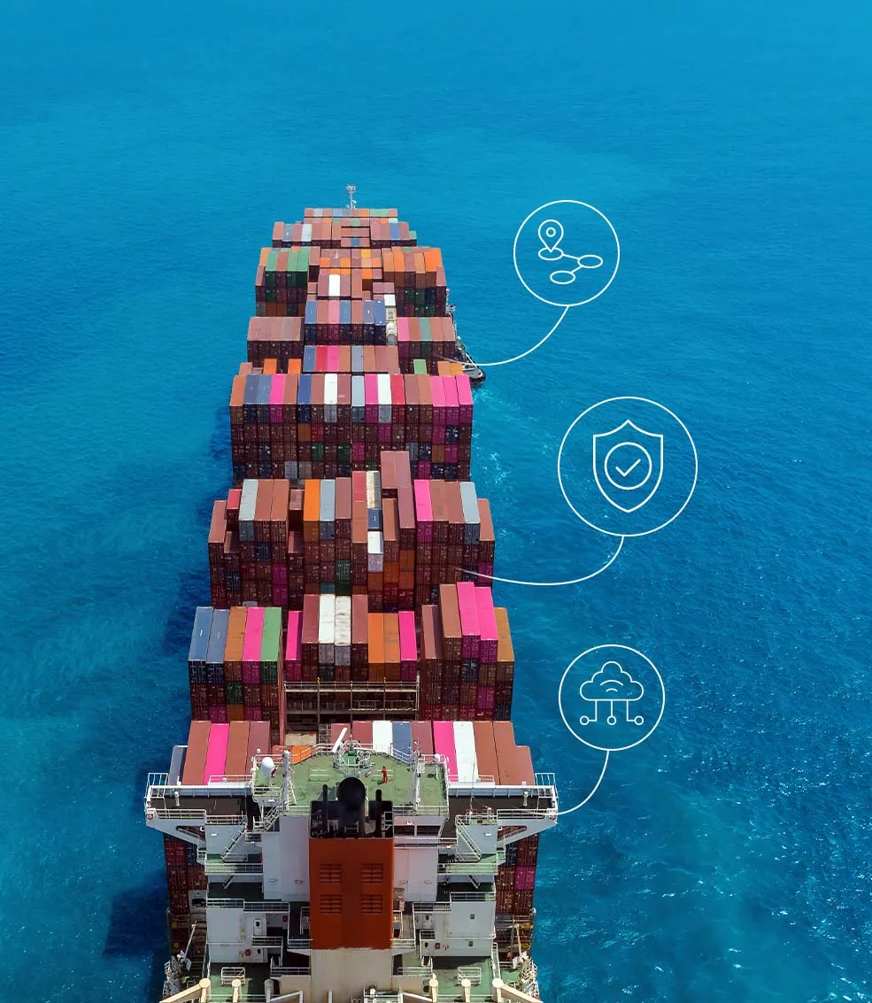 Cyber secure Containership