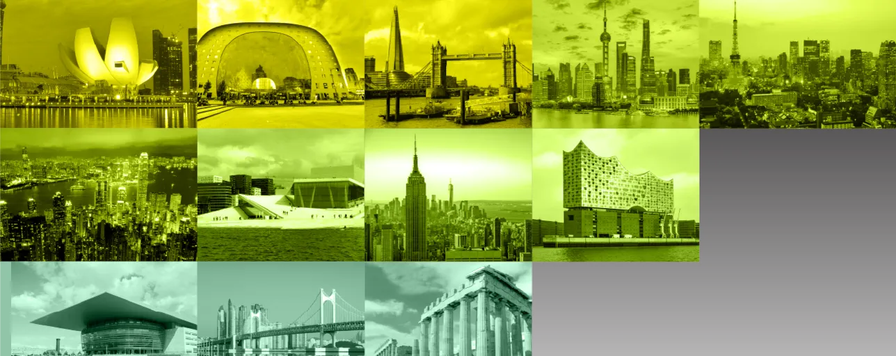 Leading maritime cities collage