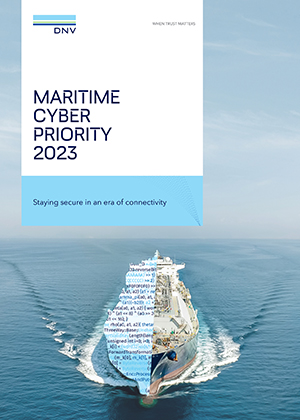 Maritime Cyber Priority 2023 (report front cover)