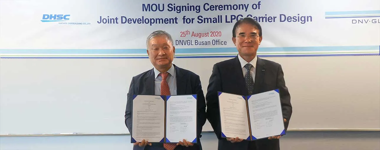 MOU signing DHSC and DNV GL - Maritime