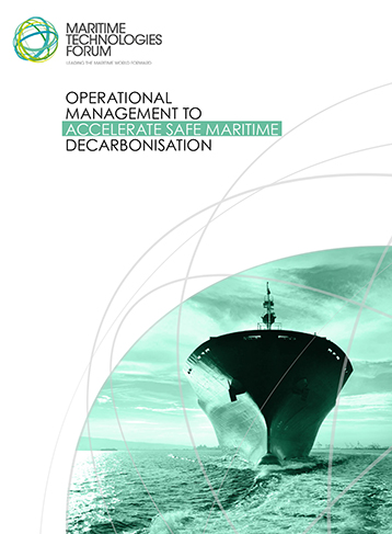 Operational Management to accelerate Maritime Decarbonization report cover page
