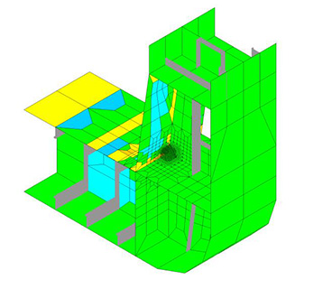 Nauticus Hull - Fine mesh modelling