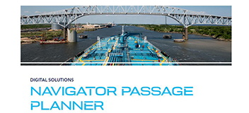 Navigator Port module Passage Planner flier