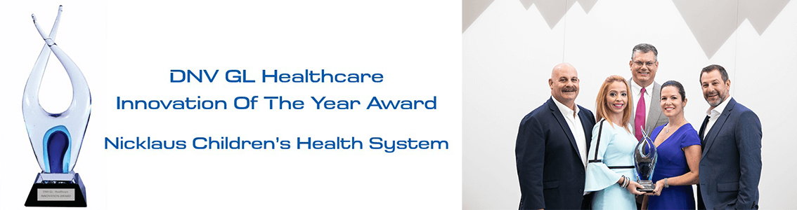 Nicklaus Children’s Hospital Wins DNV GL Healthcare’s Innovation of the Year Award