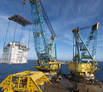 Floating offshore wind turbine transport and installation
