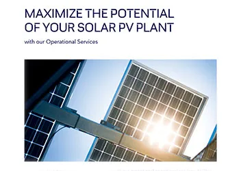Maximize the potential of your solar PV plant