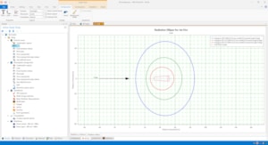 Screenshot from Phast software, showing a list of all available scenarios for modelling