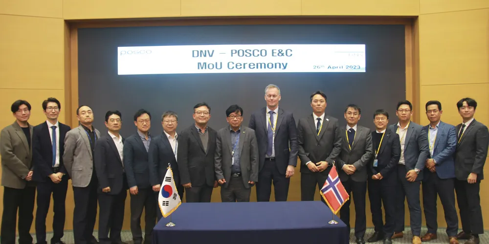 POSCO and DNV joins forces through an MOU