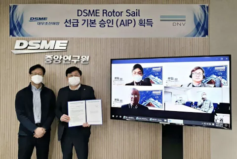 DNV AiP DSME Rotor Sail