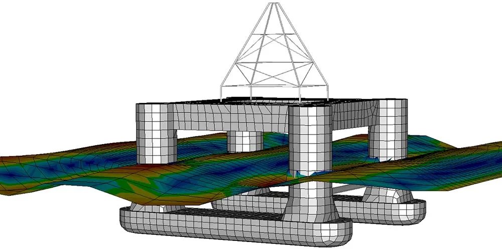 Hydrodynamic analysis of offshore floaters frequency domain