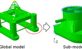 SE-22 Sub-modelling analysis combined with plate/shell fatigue analysis 
