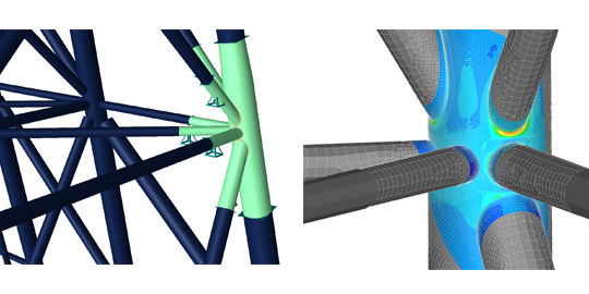 Sesam - Fatigue of tubular shell joints