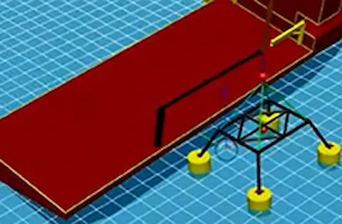Sesam marine systems for simulation of lifting installations