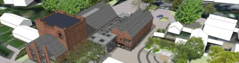 Smart green city impression