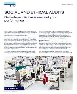 Social and ethical audits