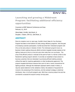 Launching and growing a midstream program white paper