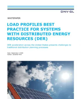 Synergi Electric - LOAD profiles best practice for systems with DER - Whitepaper