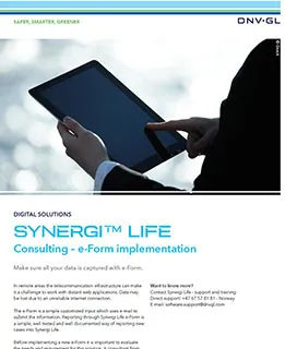 Synergi Life Consulting - e-Form implementation