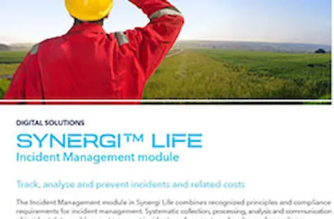 Synergi Life - Incident Management flier