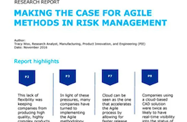 Making the case for agile methods in risk management