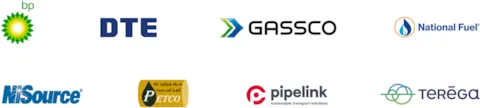 Synergi Pipeline customer logos