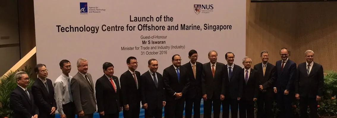 TCOMS opening and MOU signing with industry partners, Singapore