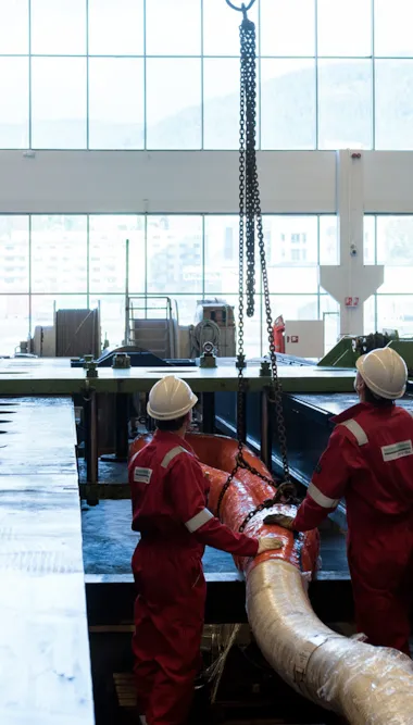Tensile testing, DNV's Technology Centre Bergen, Norway