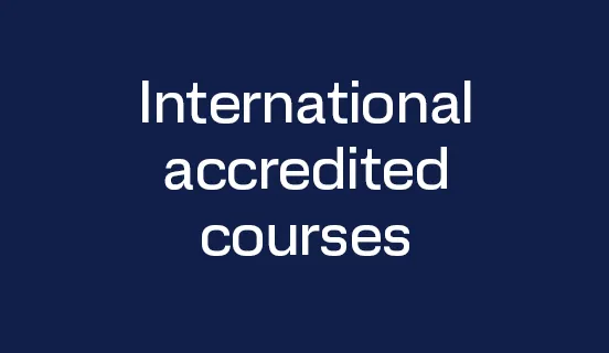 International accredited courses