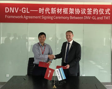 TMT and DNV GL signing ceremony