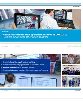 Webinar - Smooth ship operation in times of COVID-19