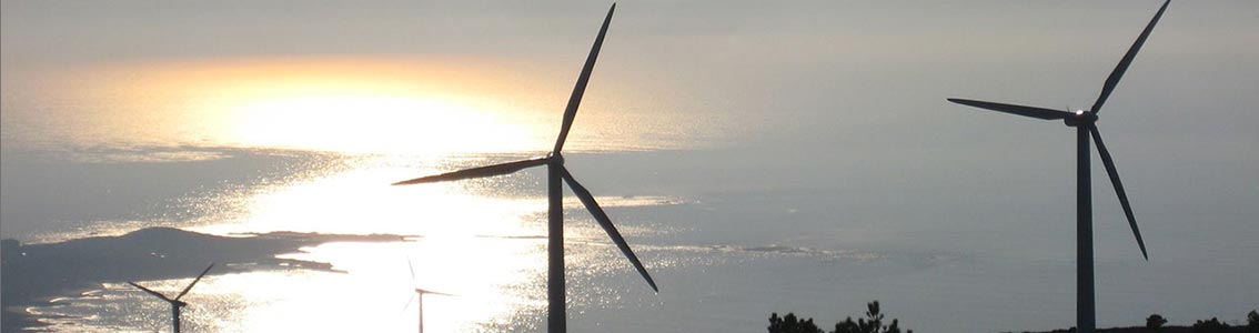 Windturbines horizon