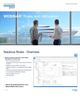 Yachts webinar on rules