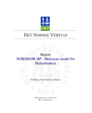 Metocean model for Haltenbanken