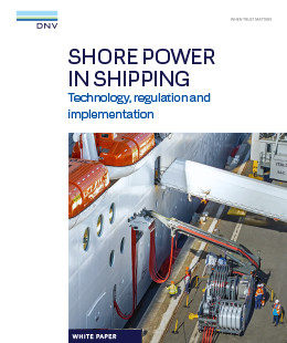 Shore power in shipping